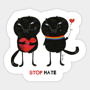 Stop Hate, Choose Love Sticker